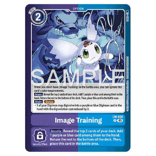 Image Training LM-056 card from the Digimon set LM-07: Limited Card Pack Another Knight