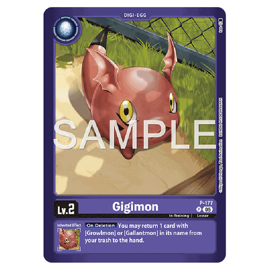 Gigimon P-177 card from the Digimon set LM-07: Limited Card Pack Another Knight
