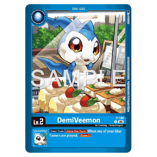 DemiVeemon P-188 card from the Digimon set LM-07: Limited Card Pack Another Knight