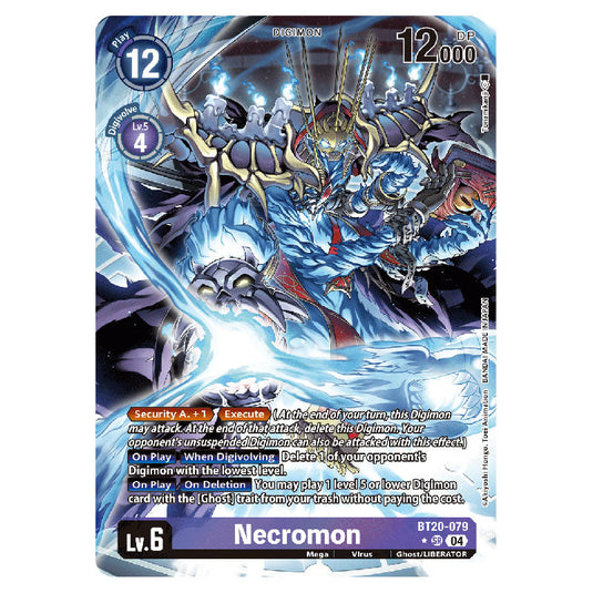 Necromon BT20-079a card from the Digimon set BT19-20: Special Booster Ver.2.5
