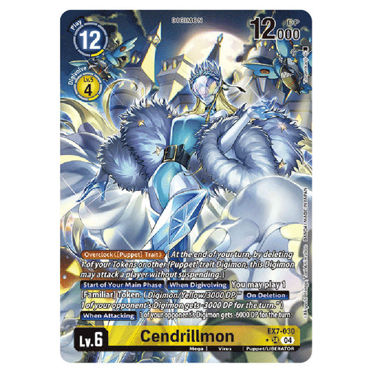 Cendrillmon (Alternative Art) EX7-030A card from the Digimon set EX-07: Extra Booster Digimon Liberator