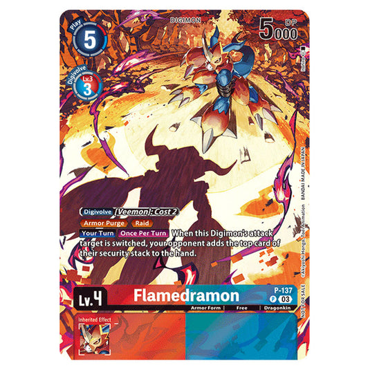 Digimon Card Game - Flamedramon - (Promo) - P-137