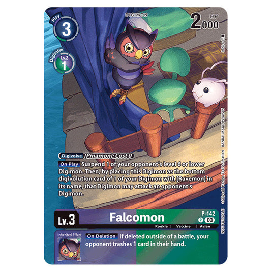 Digimon Card Game - Falcomon - (Promo) - P-142