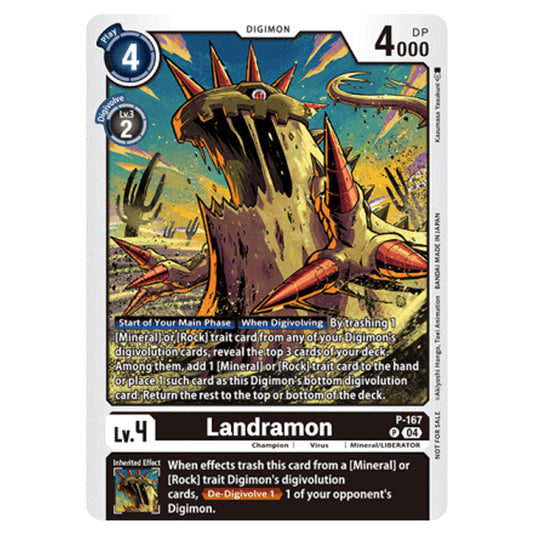 Digimon Card Game - Landramon - (Promo) - P-167