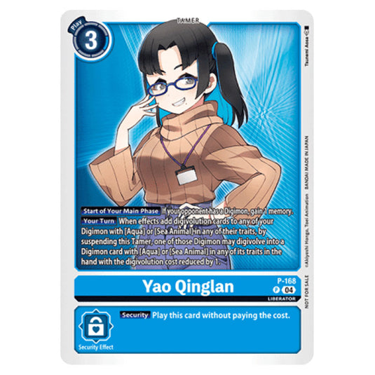 Digimon Card Game - Yao Qinglan - (Promo) - P-168