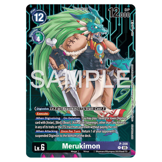 Digimon Card Game - Merukimon - (Promo) - P-208