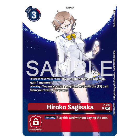 Digimon Card Game - Hiroko Sagisaka - (Promo) - P-210
