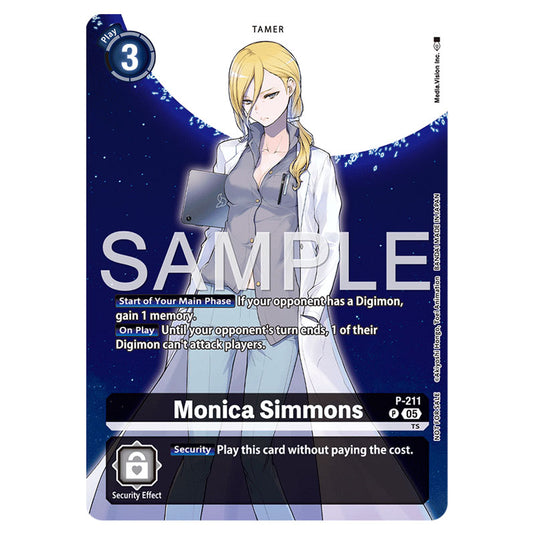 Digimon Card Game - Monica Simmons - (Promo) - P-211