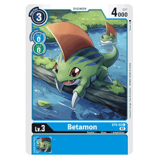Betamon ST9-03 card from the Digimon set ST-9: Starter Deck Ultimate Ancient Dragon