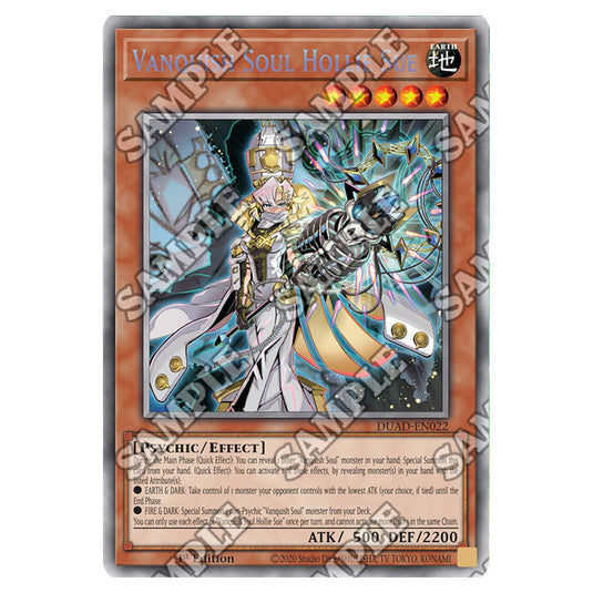 Vanquish Soul Hollie Sue DUAD-EN022A card from the Yu-Gi-Oh! set Duelist’s Advance