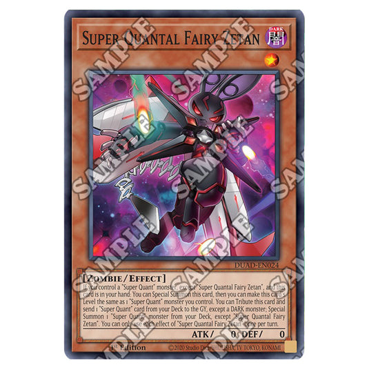 Super Quantal Fairy Zetan DUAD-EN024 card from the Yu-Gi-Oh! set Duelist’s Advance