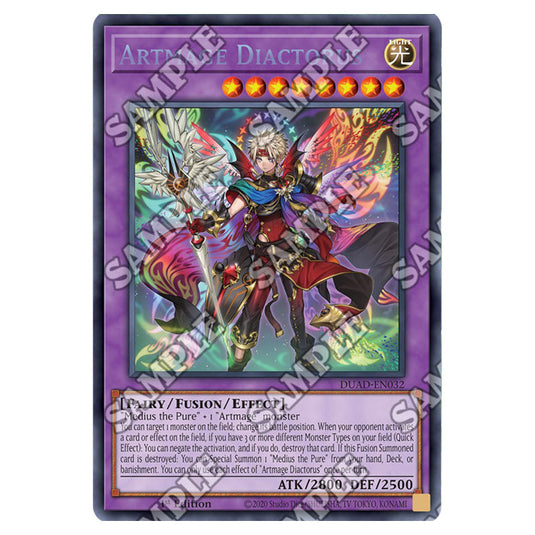 Artmage Diactorus DUAD-EN032 card from the Yu-Gi-Oh! set Duelist’s Advance