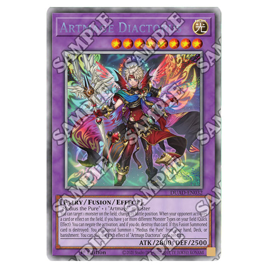 Artmage Diactorus DUAD-EN032A card from the Yu-Gi-Oh! set Duelist’s Advance