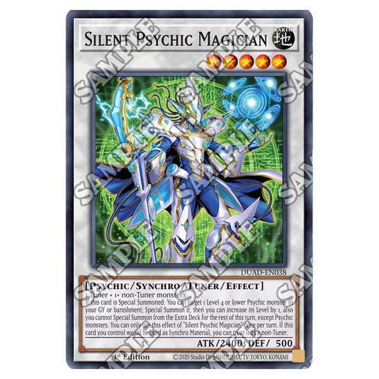 Silent Psychic Magician DUAD-EN038 card from the Yu-Gi-Oh! set Duelist’s Advance