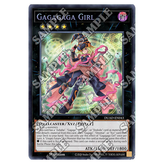 Gagagaga Girl DUAD-EN043 card from the Yu-Gi-Oh! set Duelist’s Advance