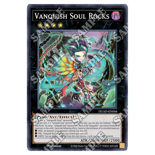 Vanquish Soul Rocks DUAD-EN046 card from the Yu-Gi-Oh! set Duelist’s Advance