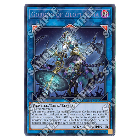 Gorgon of Zilofthonia DUAD-EN050 card from the Yu-Gi-Oh! set Duelist’s Advance