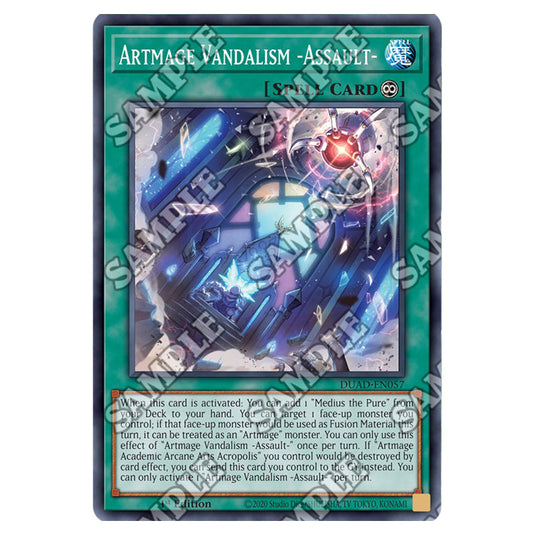 Artmage Vandalism -Assault- DUAD-EN057 card from the Yu-Gi-Oh! set Duelist’s Advance