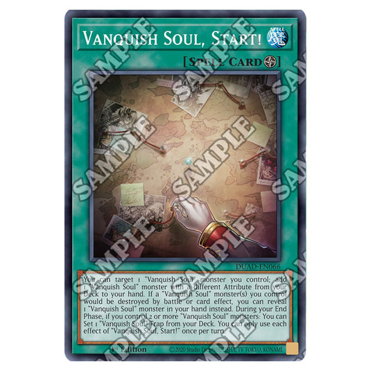 Vanquish Soul, Start! DUAD-EN066 card from the Yu-Gi-Oh! set Duelist’s Advance