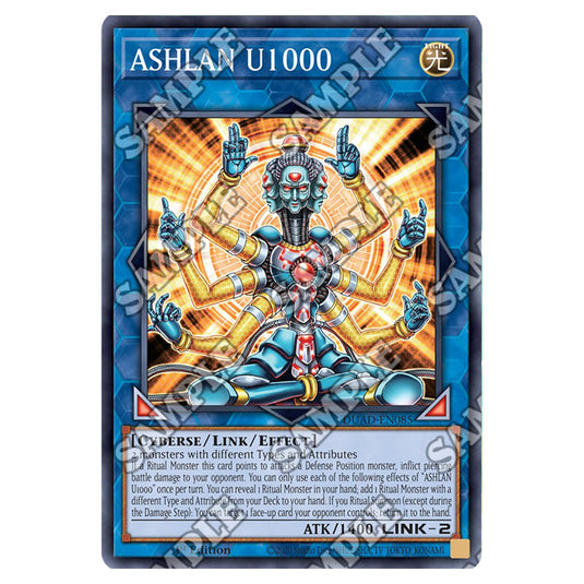 ASHLAN U1000 DUAD-EN085 card from the Yu-Gi-Oh! set Duelist’s Advance