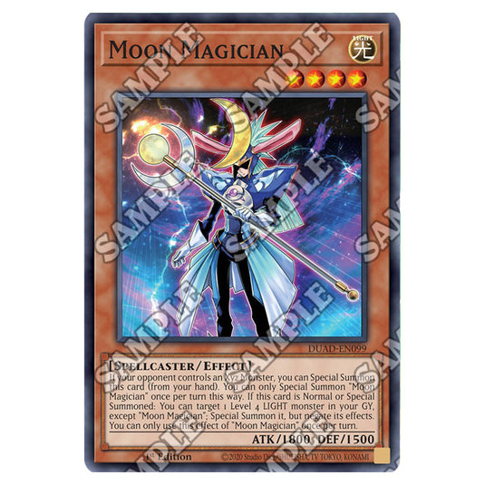 Moon Magician DUAD-EN099 card from the Yu-Gi-Oh! set Duelist’s Advance
