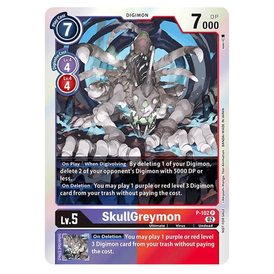 Digimon Card Game - Promo - SkullGreymon - P-102
