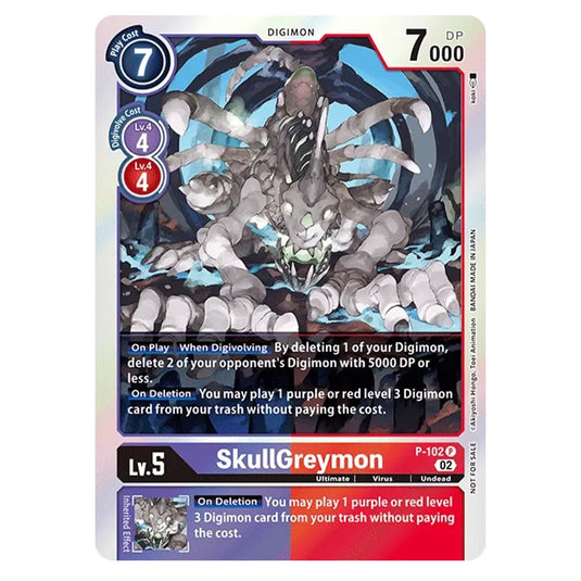 digimon skullgreymon card Digimon Card Game - Promo - SkullGreymon