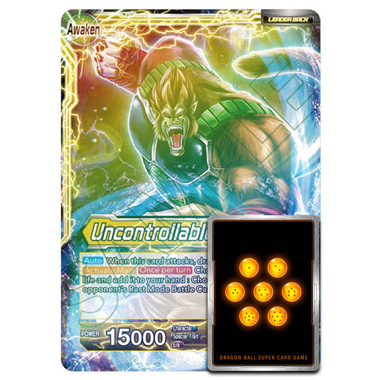 Dragon Ball Super - Uncontrollable Bardock / Bardock - Promo - (BT4-071 UC) - Oversized