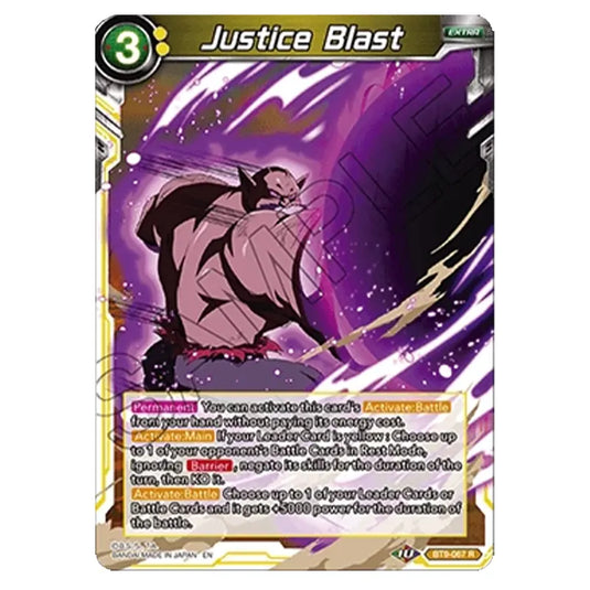 Dragon Ball Super - B09 - Universal Onslaught - Justice Blast - BT9-067