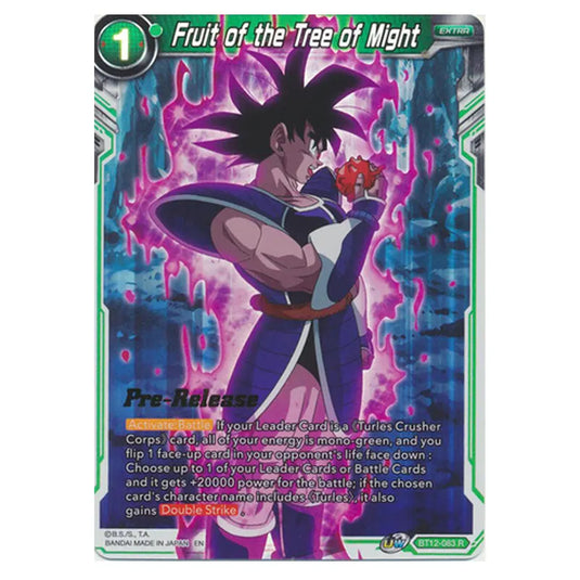 Dragon Ball Super - B12 - Vicious Rejuvenation - Pre-release - Fruit of the Tree of Might - BT12-083