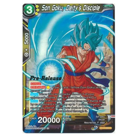 Dragon Ball Super - B12 - Vicious Rejuvenation - Pre-release - Son Goku, Deity's Disciple - BT12-089