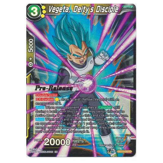 Dragon Ball Super - B12 - Vicious Rejuvenation - Pre-release - Vegeta, Deity's Disciple - BT12-092