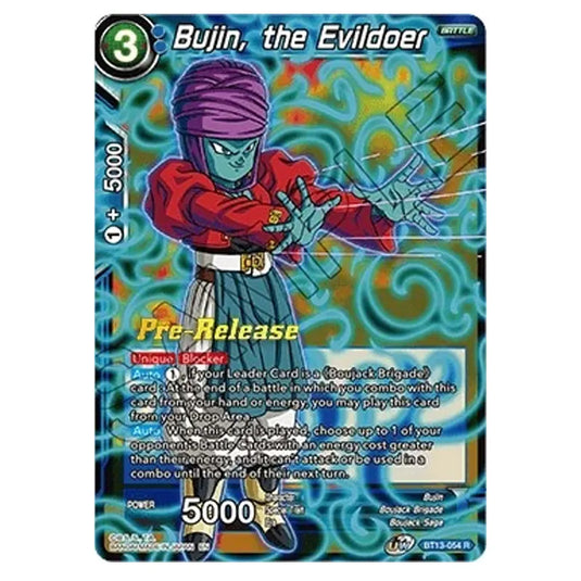 Dragon Ball Super - B13 - Supreme Rivalry - Pre-release - Bujin, the Evildoer - BT13-054