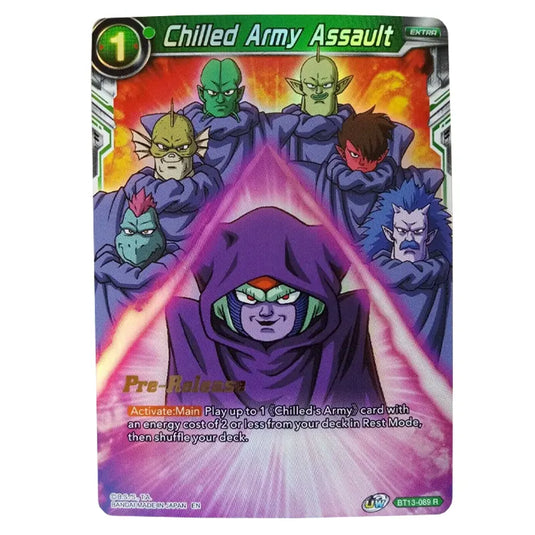 Dragon Ball Super - B13 - Supreme Rivalry - Pre-release - Chilled Army Assault - BT13-089