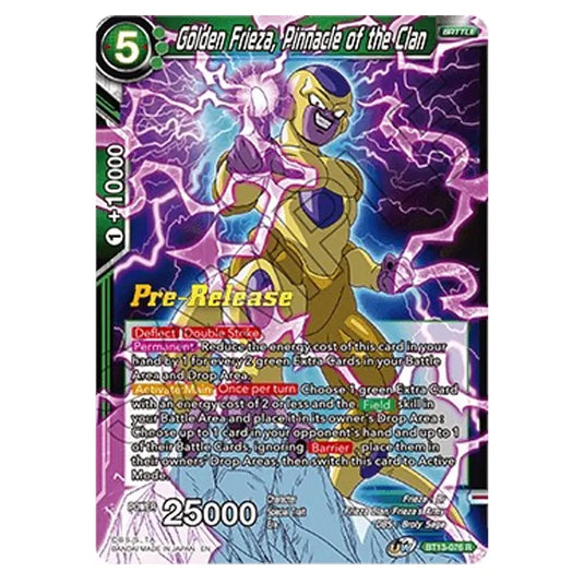 Dragon Ball Super - B13 - Supreme Rivalry - Pre-release - Golden Frieza, Pinnacle of the Clan - BT13-076