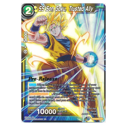 Dragon Ball Super - B13 - Supreme Rivalry - Pre-release- SS Son Goku, Trusted Ally - BT13-095