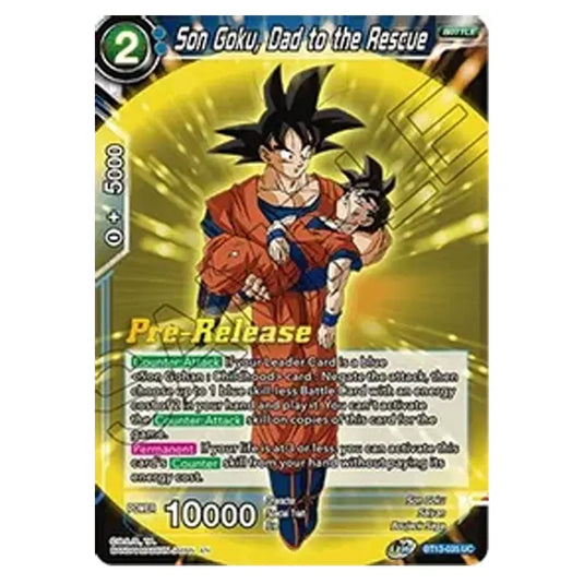 Dragon Ball Super - B13 - Supreme Rivalry - Pre-release - Son Goku, Dad to the Rescue - BT13-035