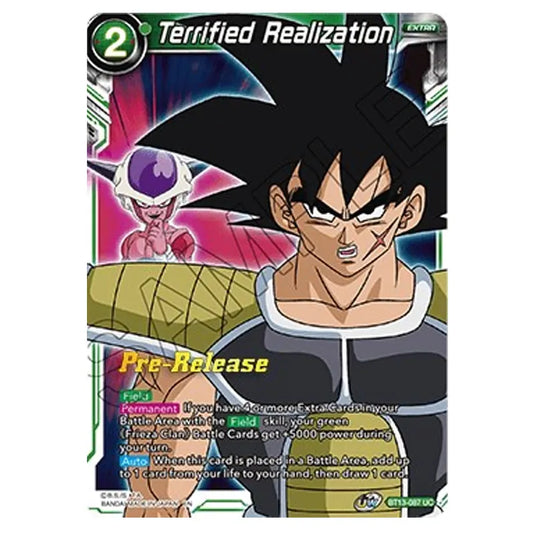 Dragon Ball Super - B13 - Supreme Rivalry - Pre-release - Terrified Realization - BT13-087