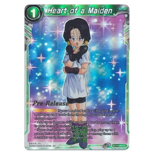 Dragon Ball Super - B14 - Cross Spirits - Pre-release - Heart of a Maiden - BT14-086