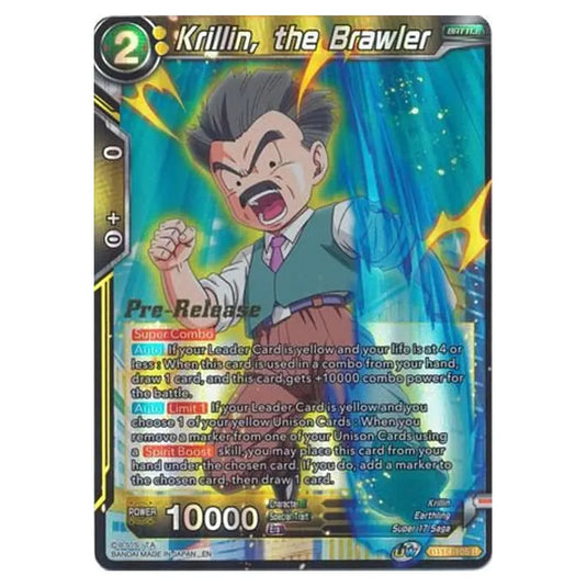 Dragon Ball Super - B14 - Cross Spirits - Pre-release - Krillin, the Brawler - BT14-105