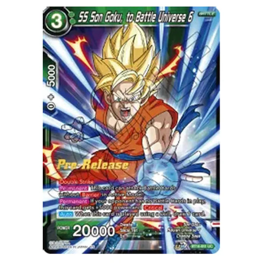 Dragon Ball Super - B16 - Realm Of The Gods - Pre-release - SS Son Goku, to Battle Universe 6 - BT16-051 (Foil)