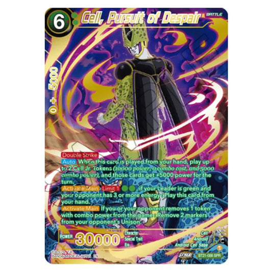 Dragon Ball Super - B21 - Wild Resurgence - Cell, Pursuit of Despair - Dragon Ball Super - B21 - Wild Resurgence - Cell, Pursuit of Despair -