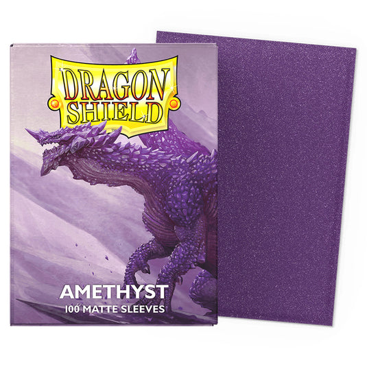 Dragon Shield - Standard Matte Sleeves - Amethyst - (100 Sleeves)