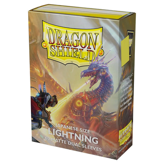 Dragon Shield - Japanese Dual Matte Sleeves - Lightning - (60 Sleeves)