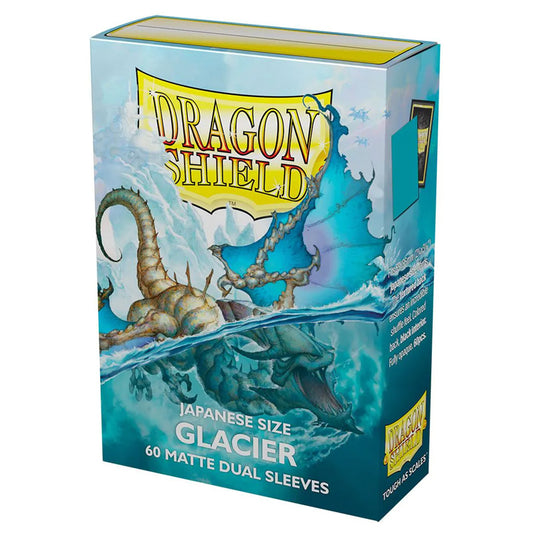 Dragon Shield - Japanese size - Matte Dual Sleeves - Glacier (60 Sleeves)