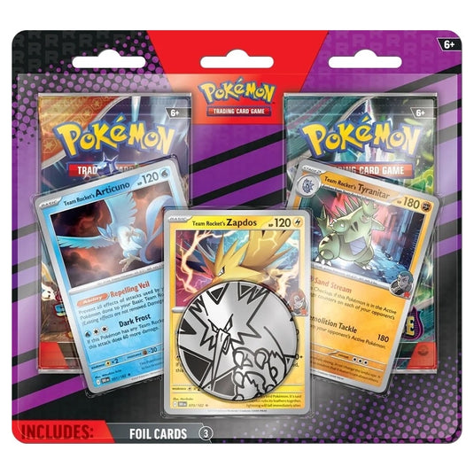 Pokemon - Enhanced 2 Pack Blister - Team Rocket's Articuno, Team Rocket's Zapdos & Team Rocket's Tyranitar