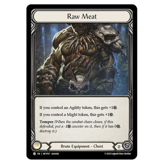 Flesh & Blood - Heavy Hitters - Raw Meat (Cold Foil) - HVY011-CF