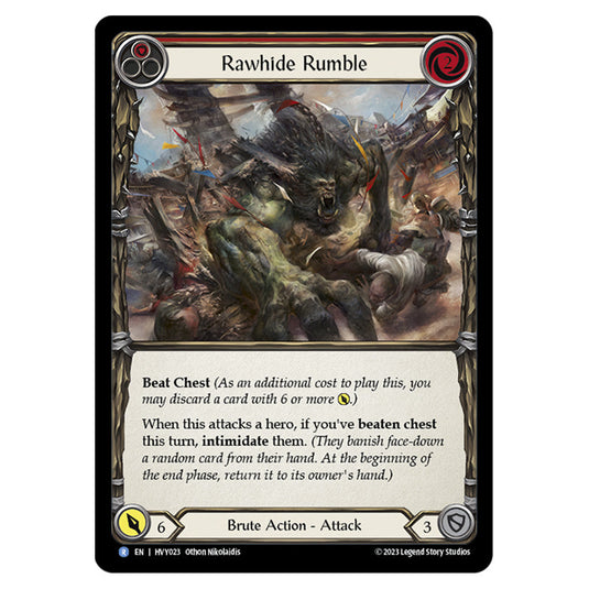 Flesh & Blood - Heavy Hitters - Rawhide Rumble (Red) - HVY023