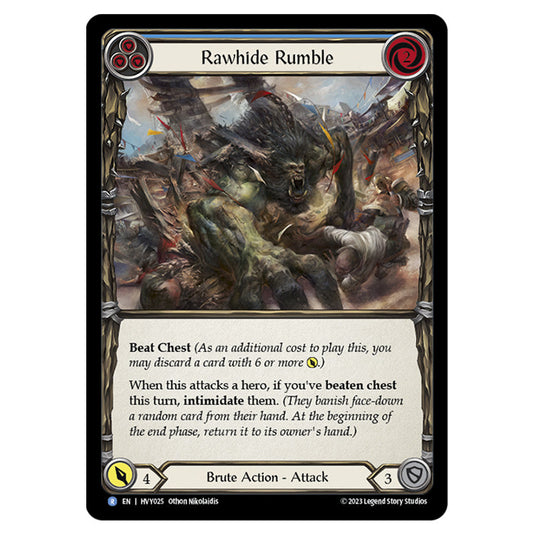 Flesh & Blood - Heavy Hitters - Rawhide Rumble (Blue) - HVY025