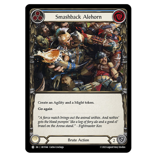 Flesh & Blood - Heavy Hitters - Smashback Alehorn (Rainbow Foil) - HVY044-RF